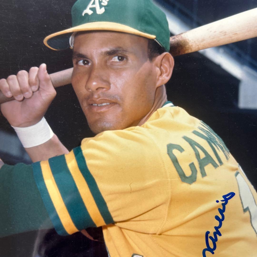 MLB  パートキャンバリネオス　直筆サイン入りフォトオークランドアスレチックス