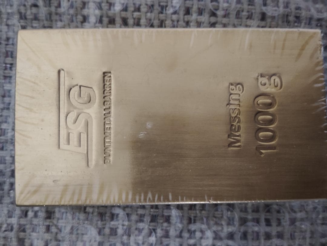 ESG 真鍮 1000gインゴット