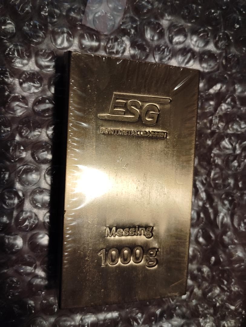 ESG 真鍮 1000gインゴット