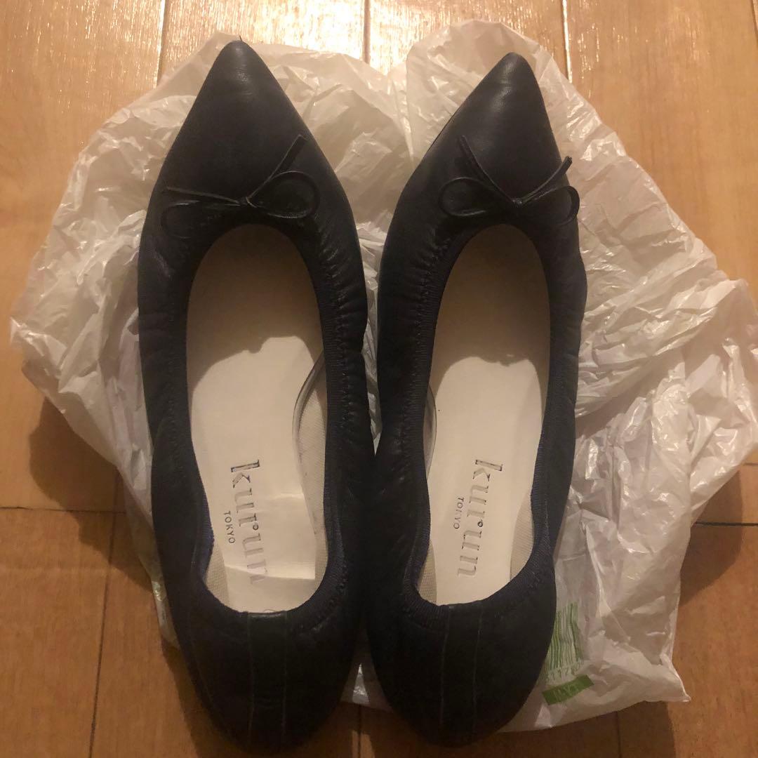 バレエシューズ　　ネイビー