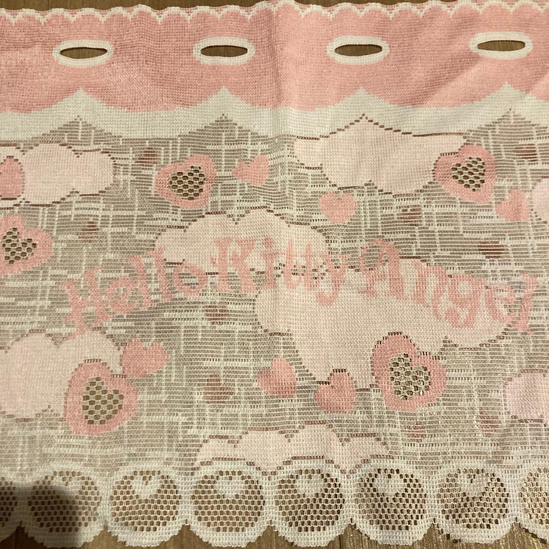 レトロ　エンジェルキティ　カフェカーテン　サンリオ