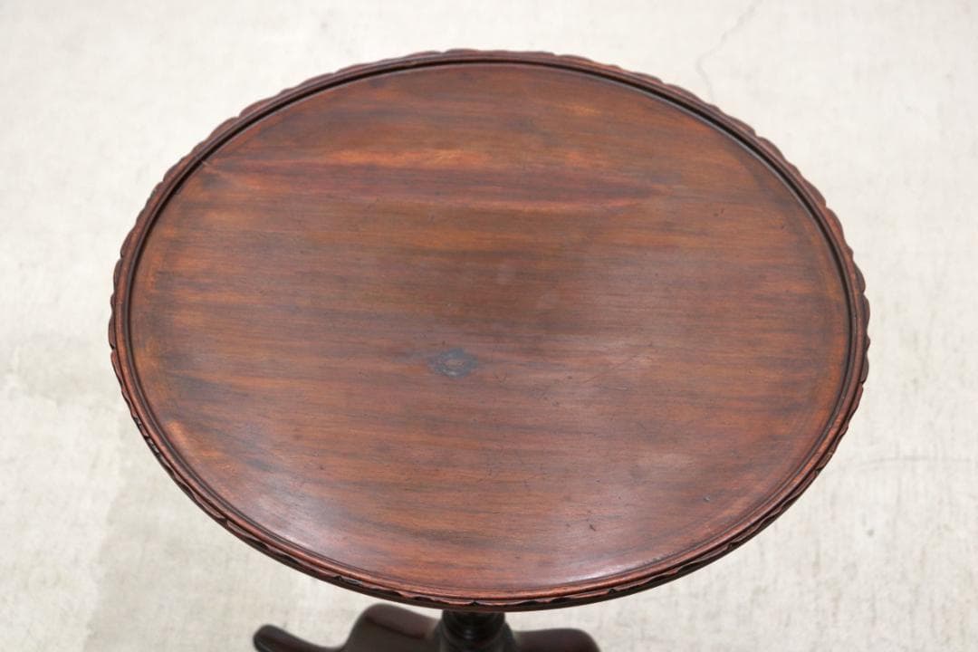 英国 イギリス ヴィンテージ クラシカル カフェテーブル サイド 跳ね上げ式