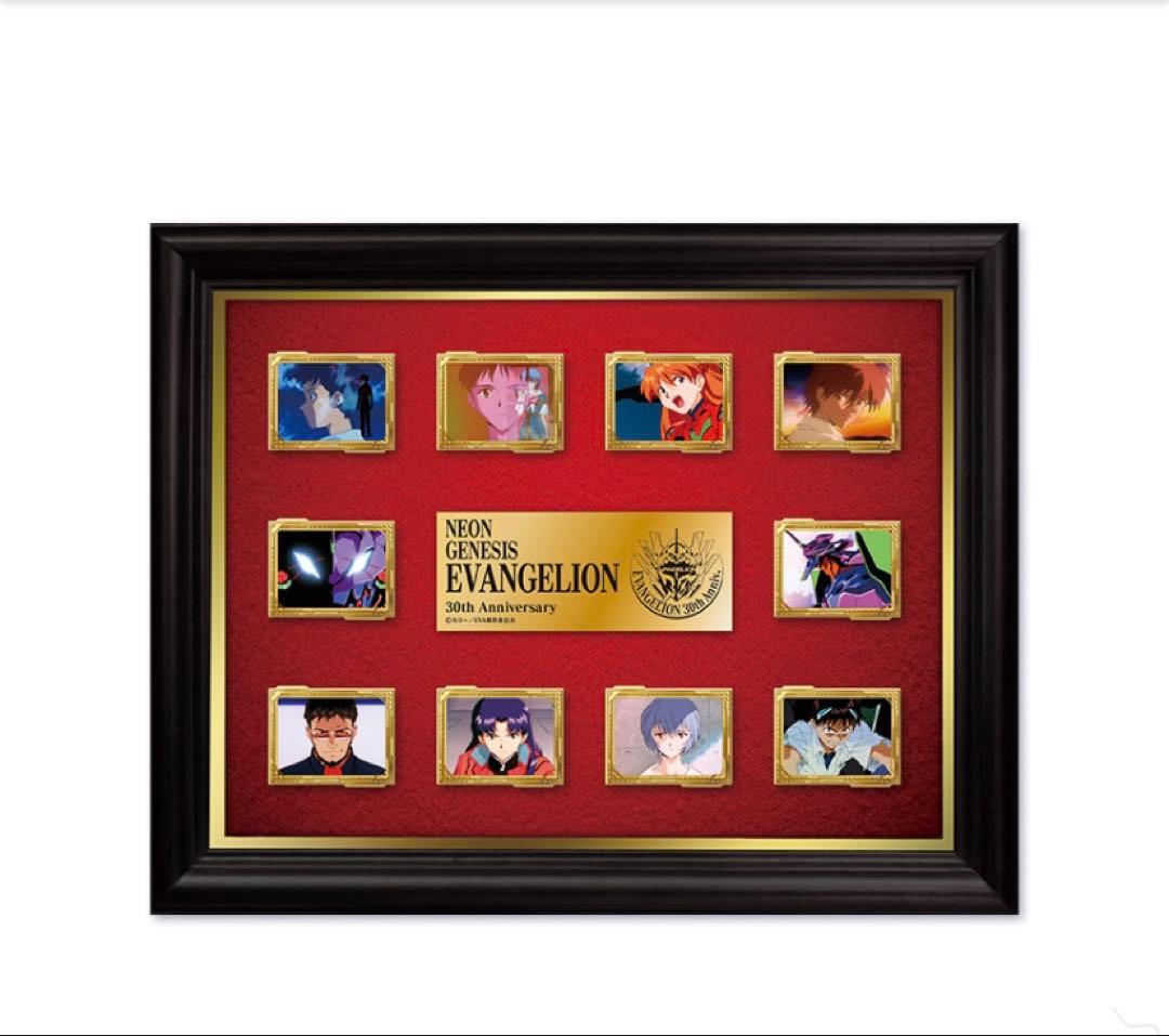 新世紀エヴァンゲリオン　30周年記念オリジナルフレーム、額装ピンズセット
