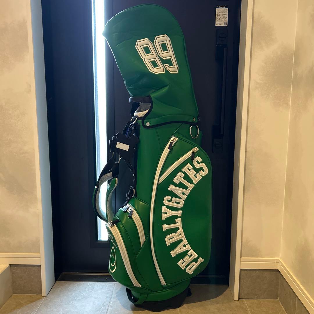 【送料無料】PEARLY GATES グリーン キャディバッグ 89