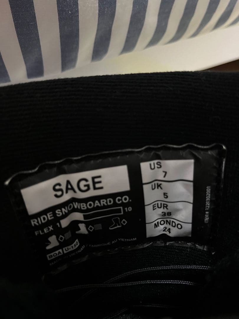 RIDE SAGE BOA レディース　スノーボードブーツ 24cm