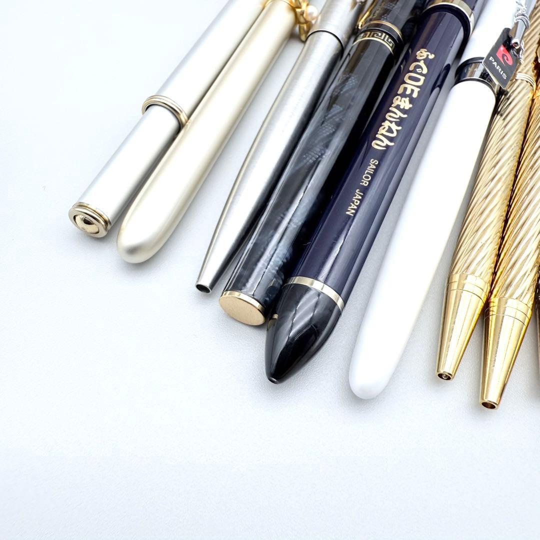 GIVENCHY・PARKER・SAILOR等　ボールペン　万年筆　15本セット