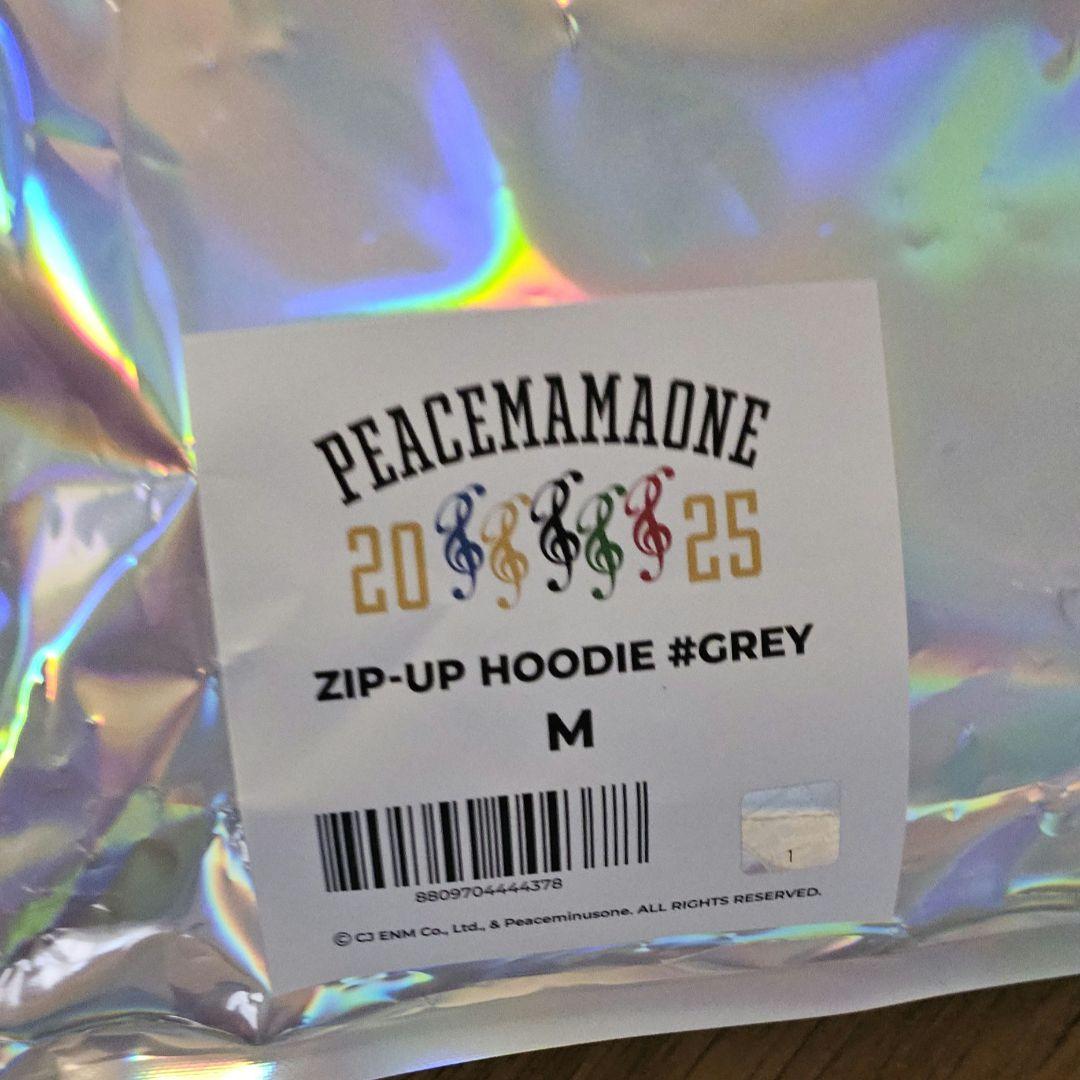 G-DRAGON　MAMA2025 PEACEMAMAONE フーディー　グレー