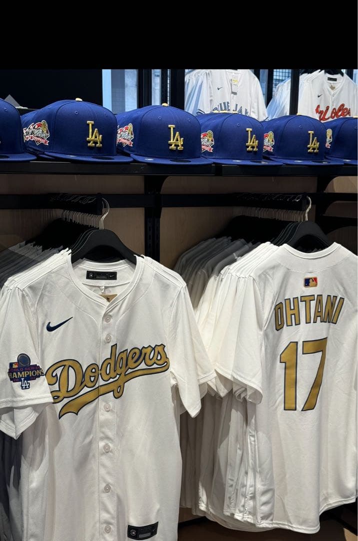 【MLB正規品】サイズS 大谷翔平 ドジャース ゴールドユニフォーム ウィメンズ