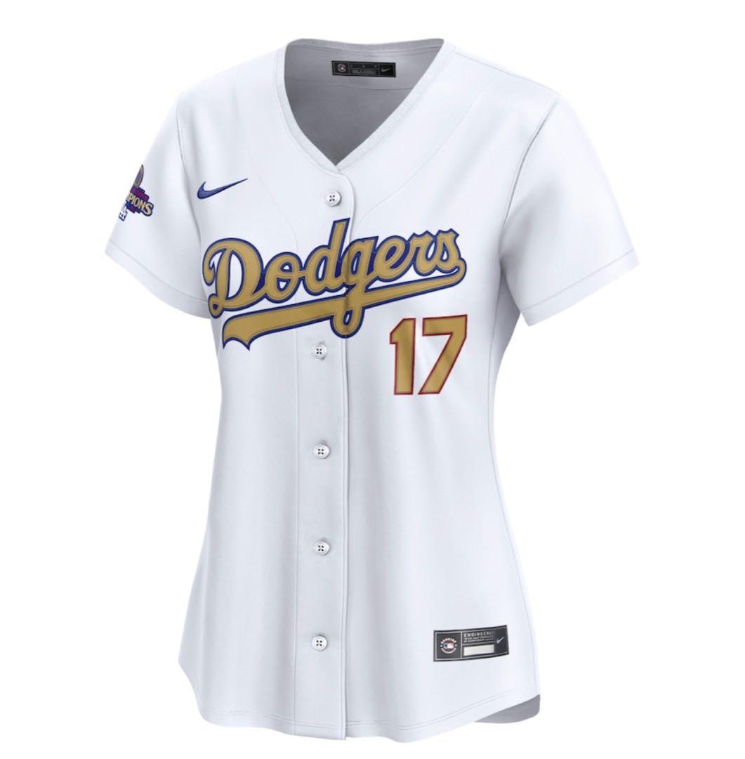 【MLB正規品】サイズS 大谷翔平 ドジャース ゴールドユニフォーム ウィメンズ