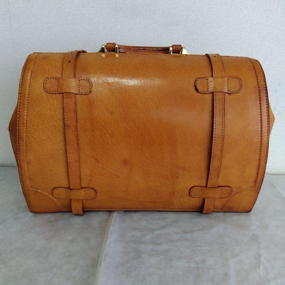 本革製 ボストンバッグ 1-2泊の旅行に