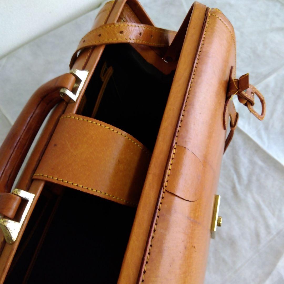 本革製 ボストンバッグ 1-2泊の旅行に