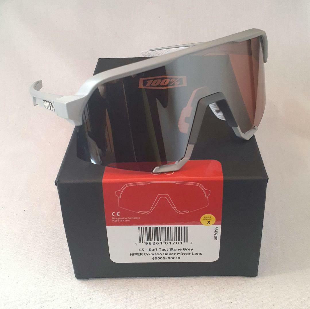 売約済み 100% S3 Stone Grey クリムゾン ワンハンドレッド