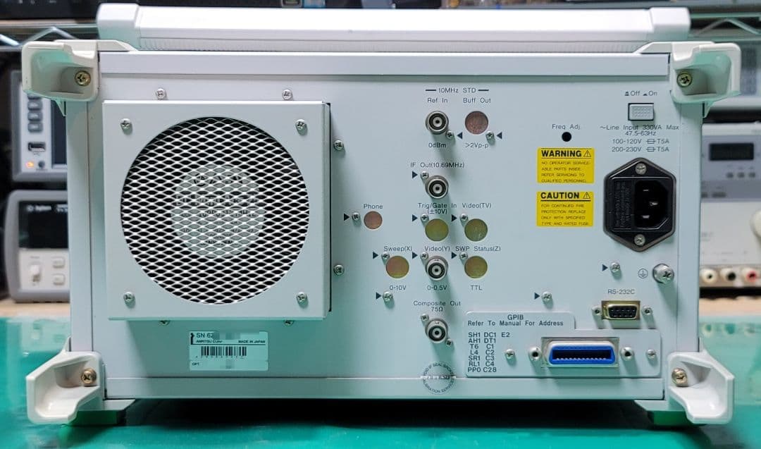 美品 Anritsu MS2661C 9KHz-3GHz スペクトラムアナライザ