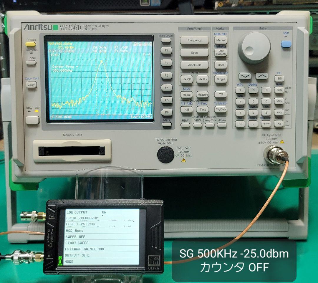 美品 Anritsu MS2661C 9KHz-3GHz スペクトラムアナライザ