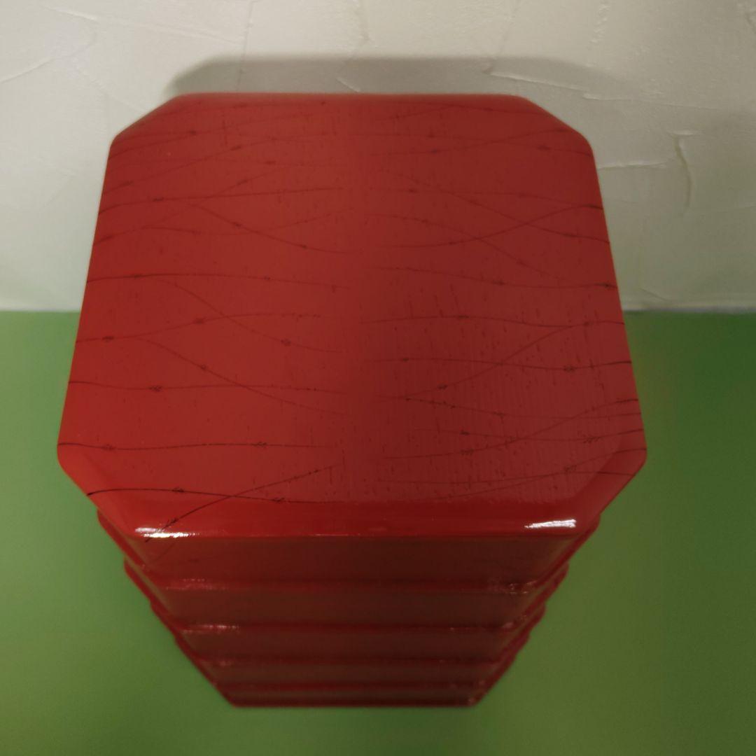 朱塗 縁高五段重 菓子器