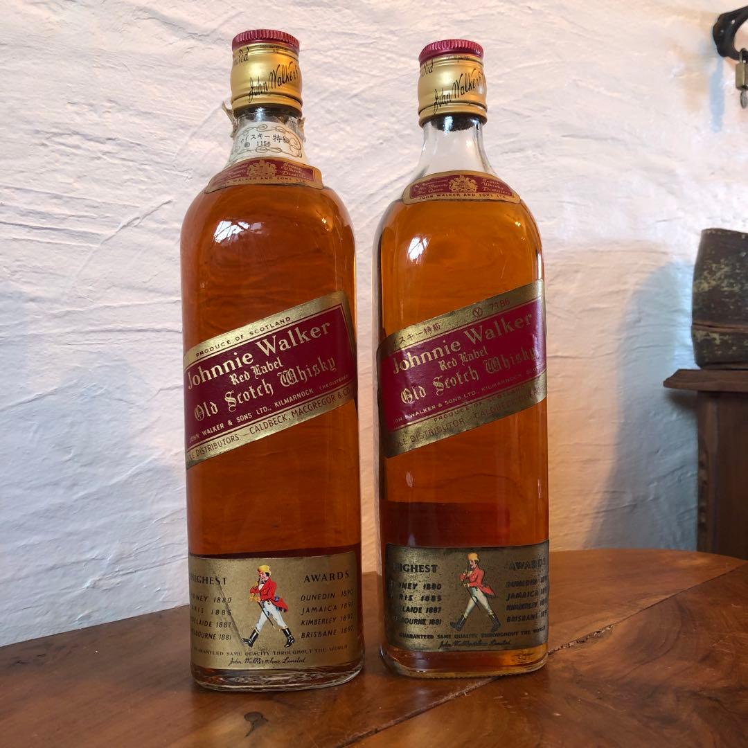 ジョニーウォーカー レッドラベル 4本　おまとめM194195 m198199