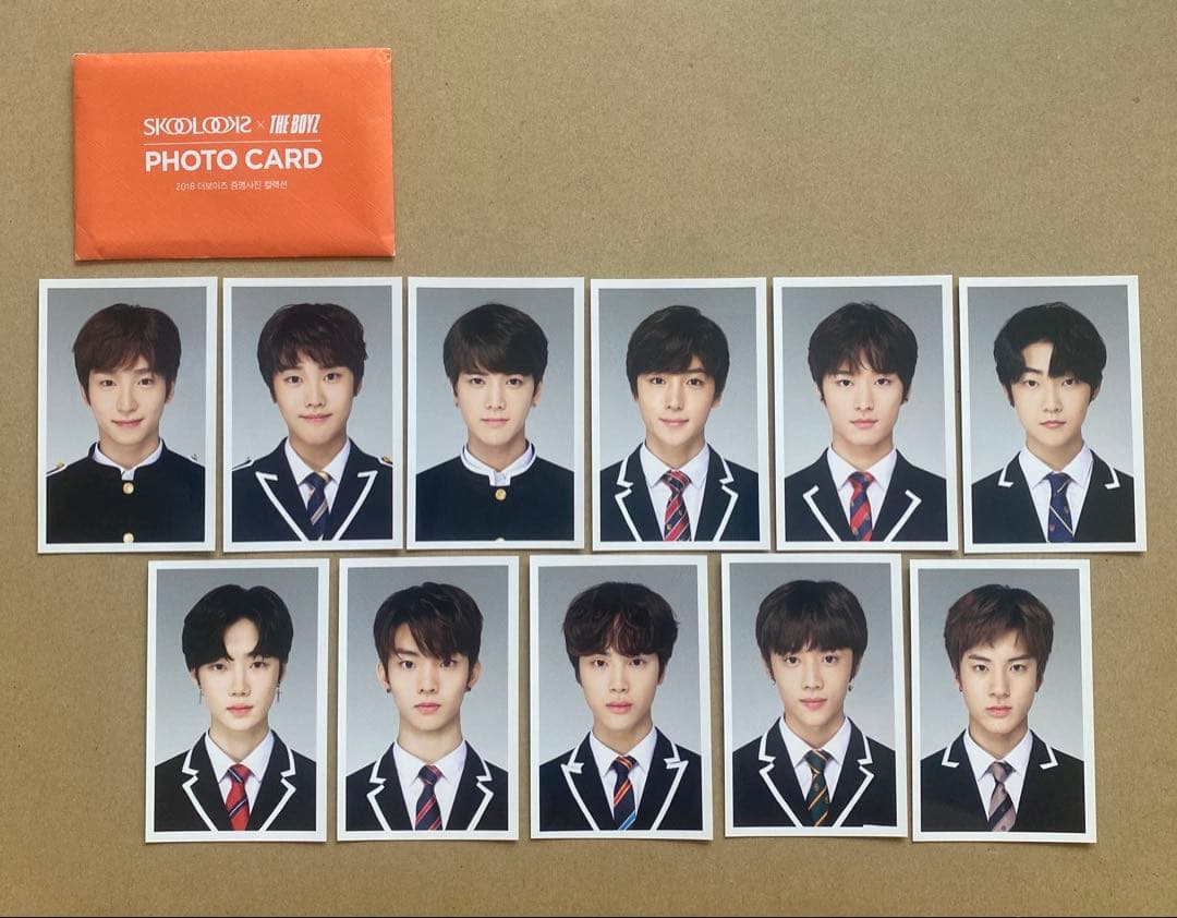 THE BOYZ SKOOLOOKS 証明写真　トレカ　セット