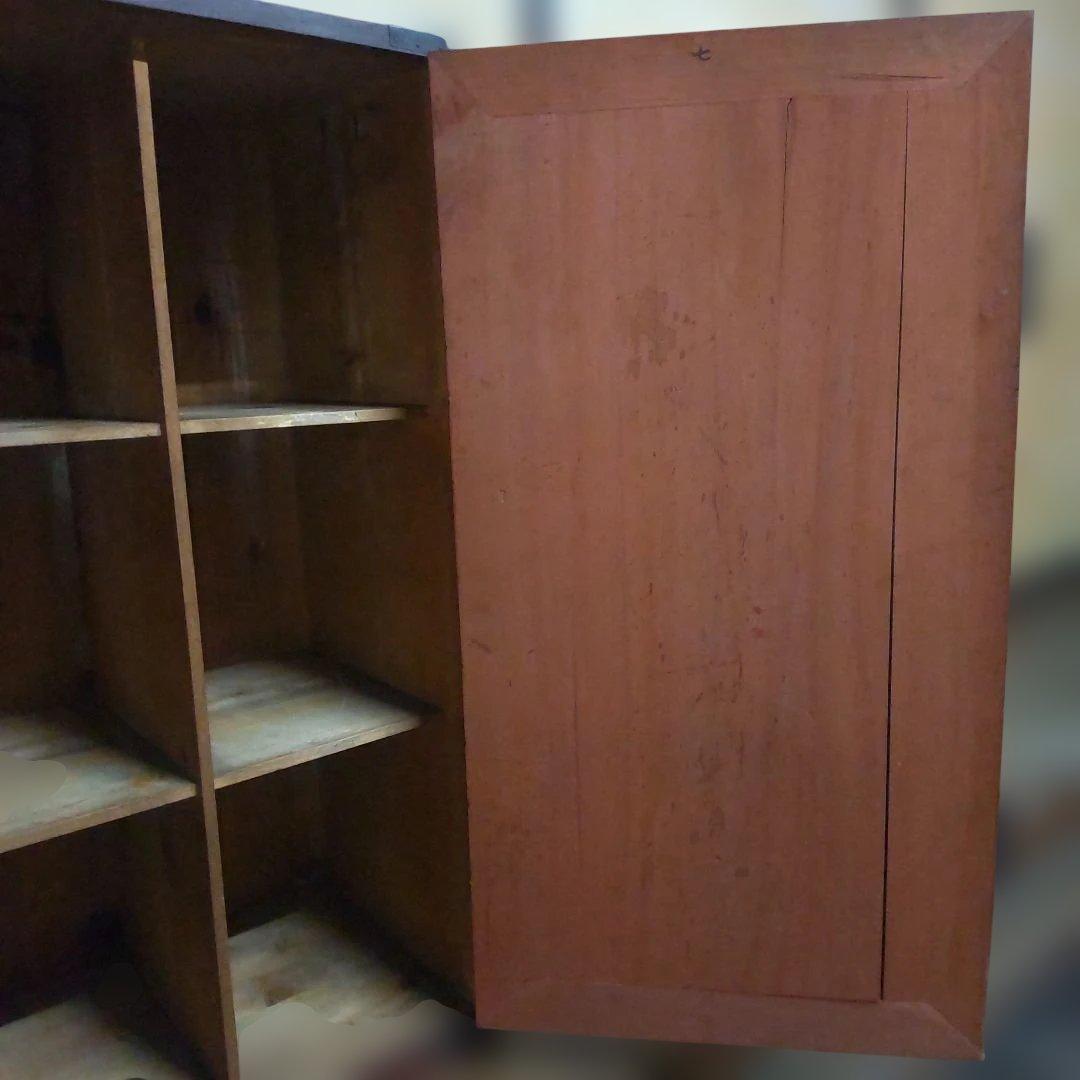 昭和レトロ　書棚　縦33cm横38.5cm高さ91cm