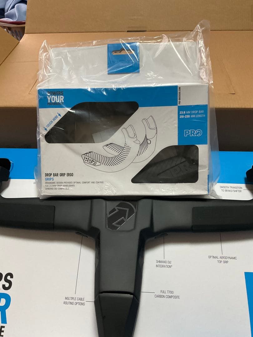 新品プロ(PRO)VIBE EVO Carbon 125mm/42cm グリップ