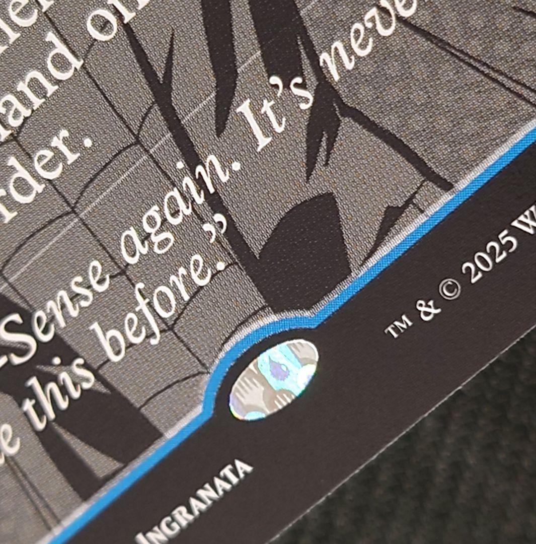 MTG 稀少個体 モノクロ ボーダーレス 渦まく知識 SLD スパイダーマン