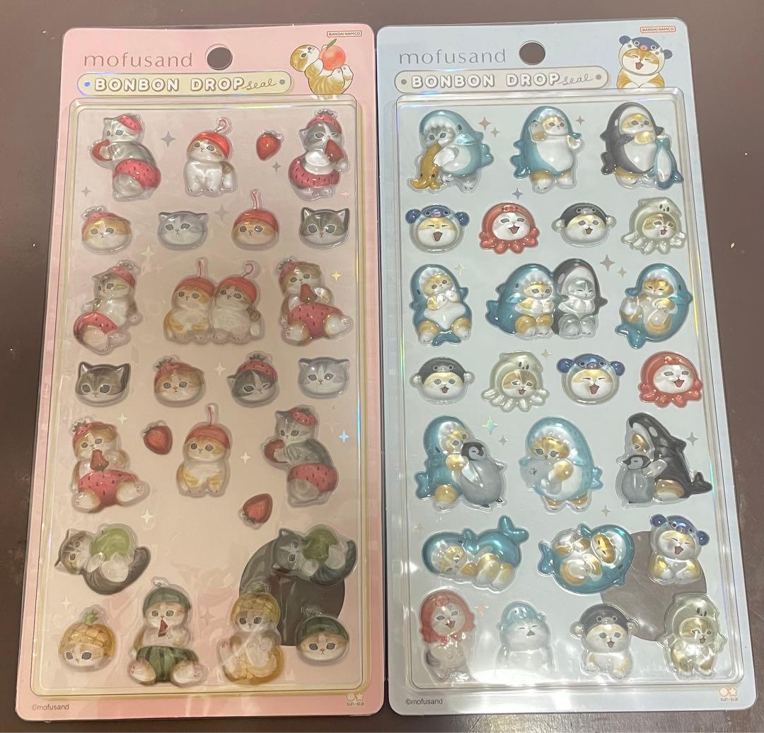 と*ぶ様 mofusand BONBON DROP ステッカー 2シートセット