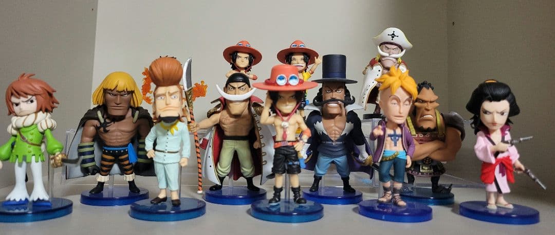 ワンピース ワーコレ 白ひげ海賊団 エース フィギュアセット