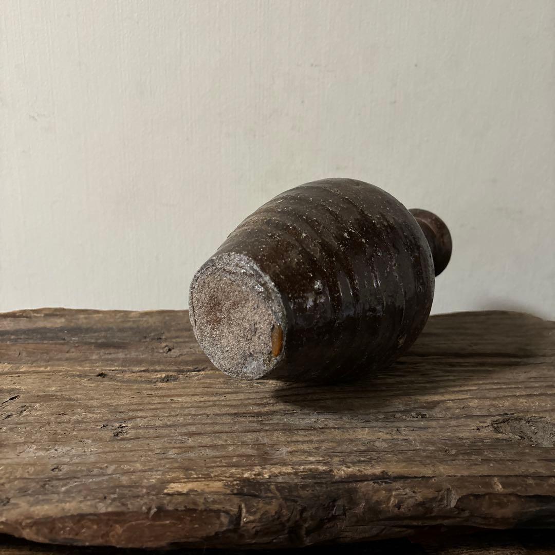 能野焼　花器　徳利　種子島焼　江戸時代　古道具　骨董　古民芸　検;白洲正子　李朝