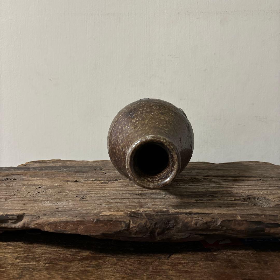 能野焼　花器　徳利　種子島焼　江戸時代　古道具　骨董　古民芸　検;白洲正子　李朝