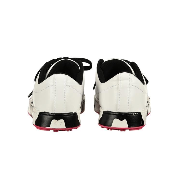 MU SPORTS ◆24.5cm WH ダルメシアン柄スパイクレスシューズ