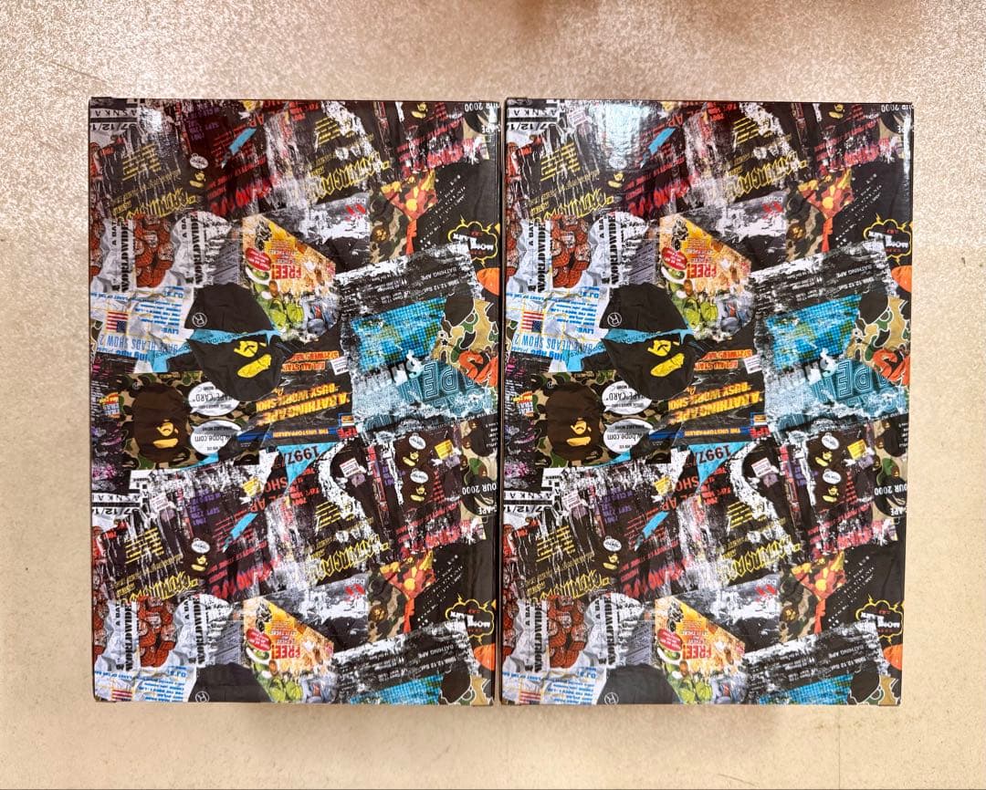 BE@RBRICK LEGACY CAMO SHARK 100％ & 400％