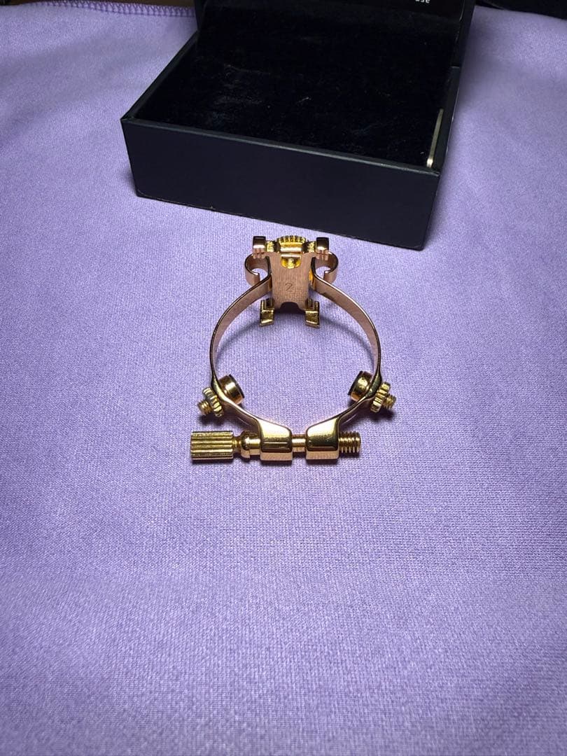 JLV アルトサックス用リガチャー　24K金メッキ GP