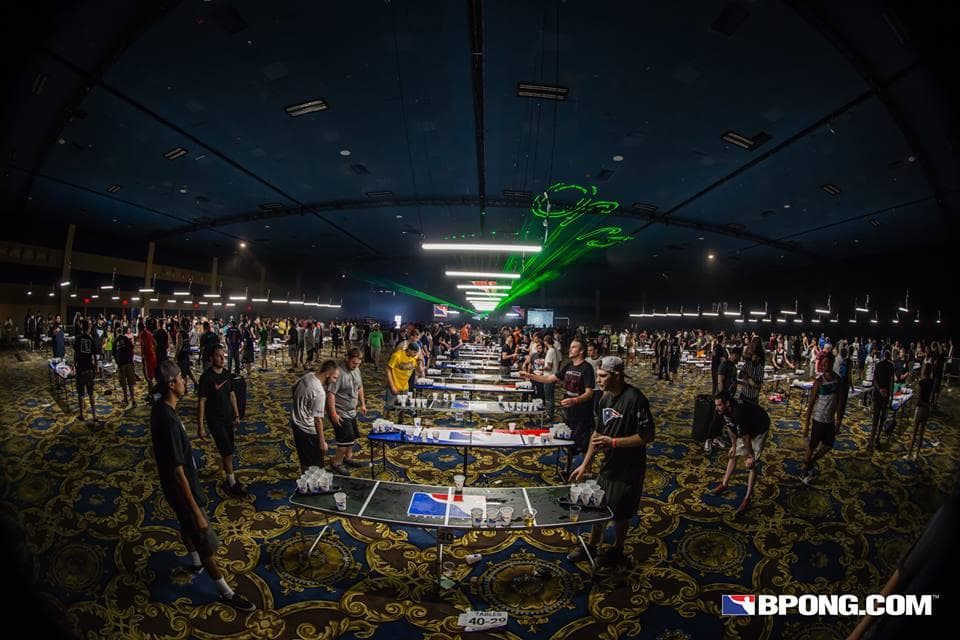 BPONG　世界大会公式　ビアポンテーブル 　スプラター