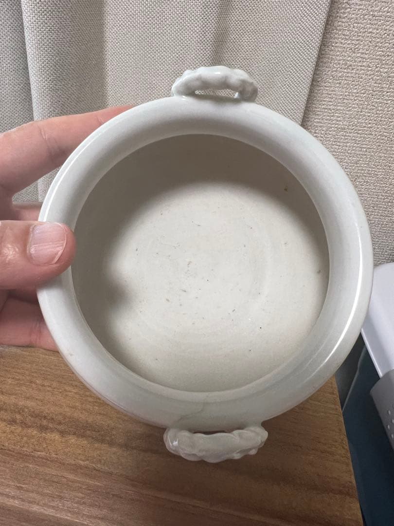 中国白磁香炉、徳化白磁