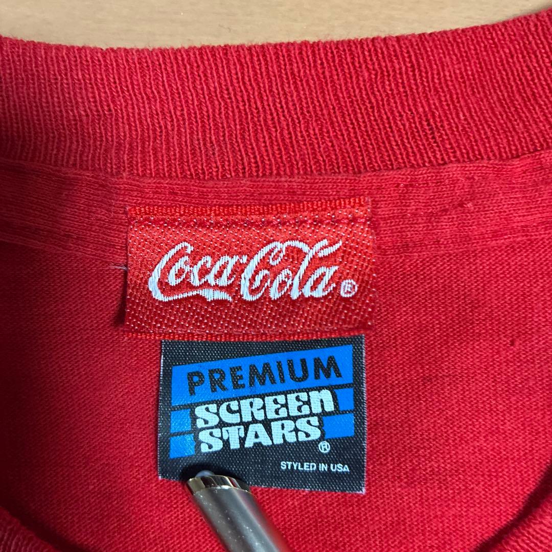 ビンテージ希少ユーロ製90s Coca-Cola Tシャツ