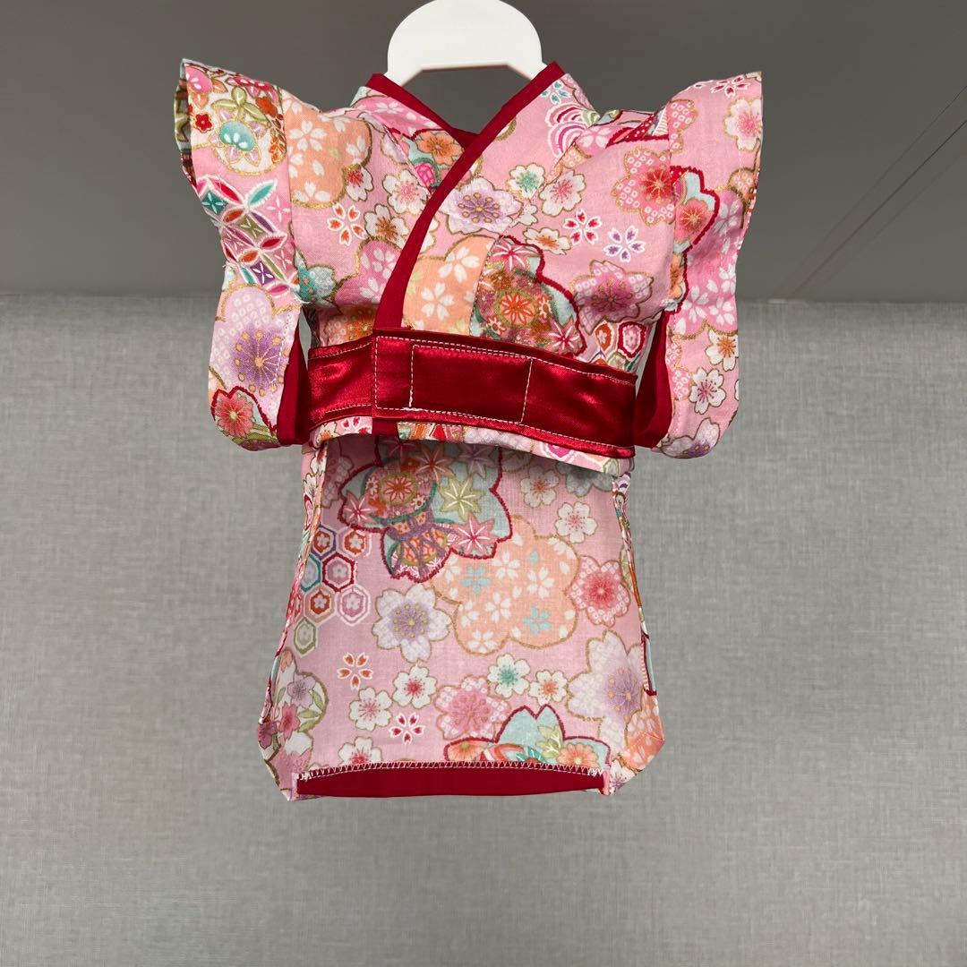 10/9【 Sakura様オーダー 】犬服　着物　振袖