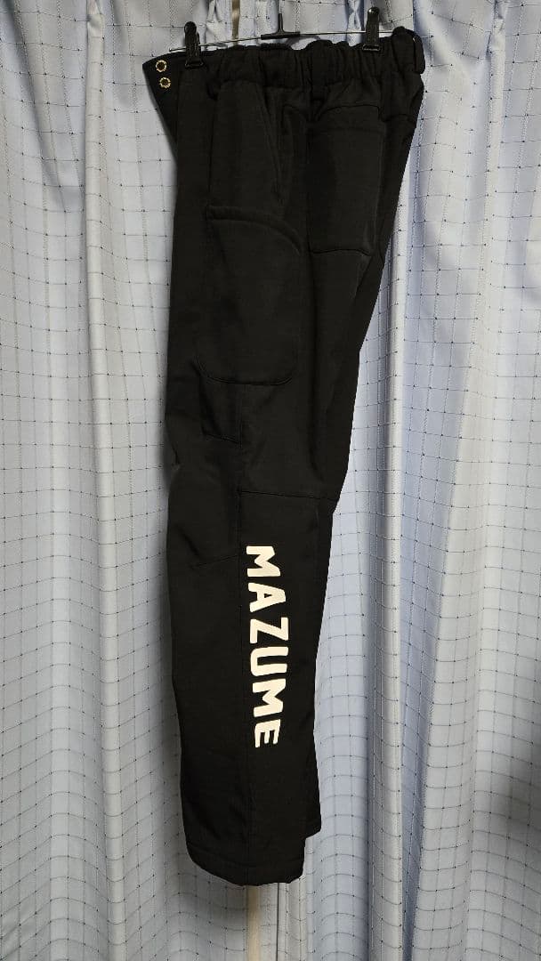 MAZUME マズメ ウィンドカットパンツ 黒