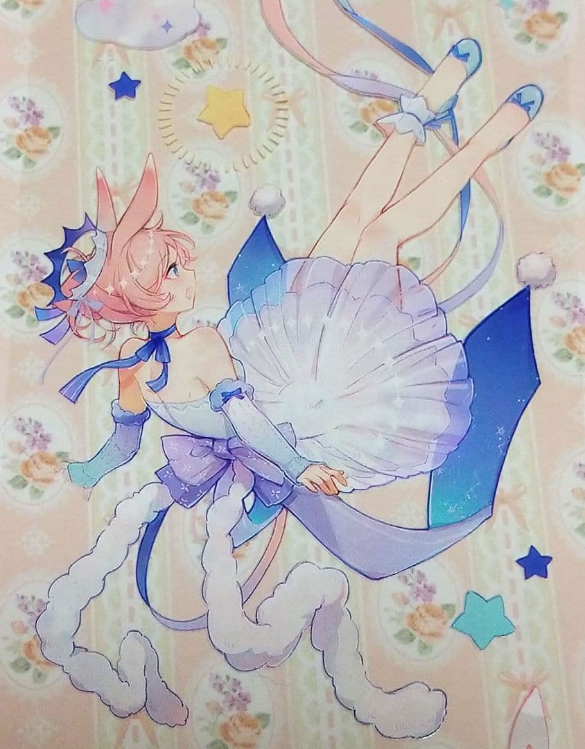 J645＃月梦小兔(PET)Wines切り売り海外人物マステ女の子