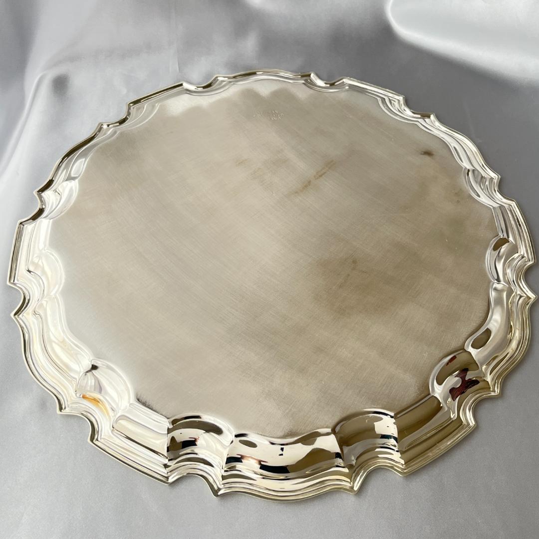 【英国】チッペンデール ギャラリートレー / ドリンクトレー 36cm