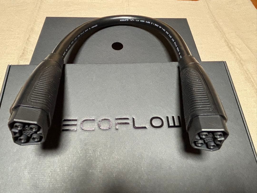 新品　未使用　ECOFLOW DELTA Pro エクストラバッテリーケーブル