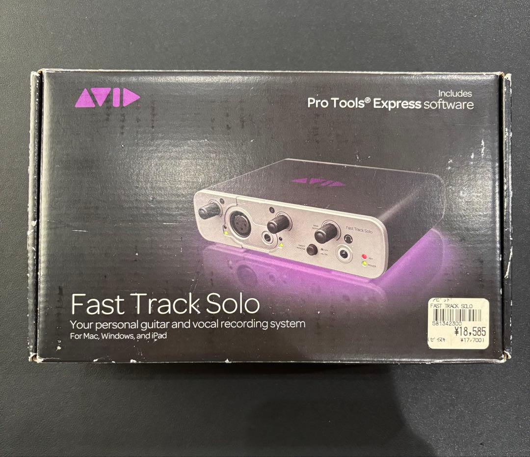 AVID Fast Track Solo オーディオインターフェイス