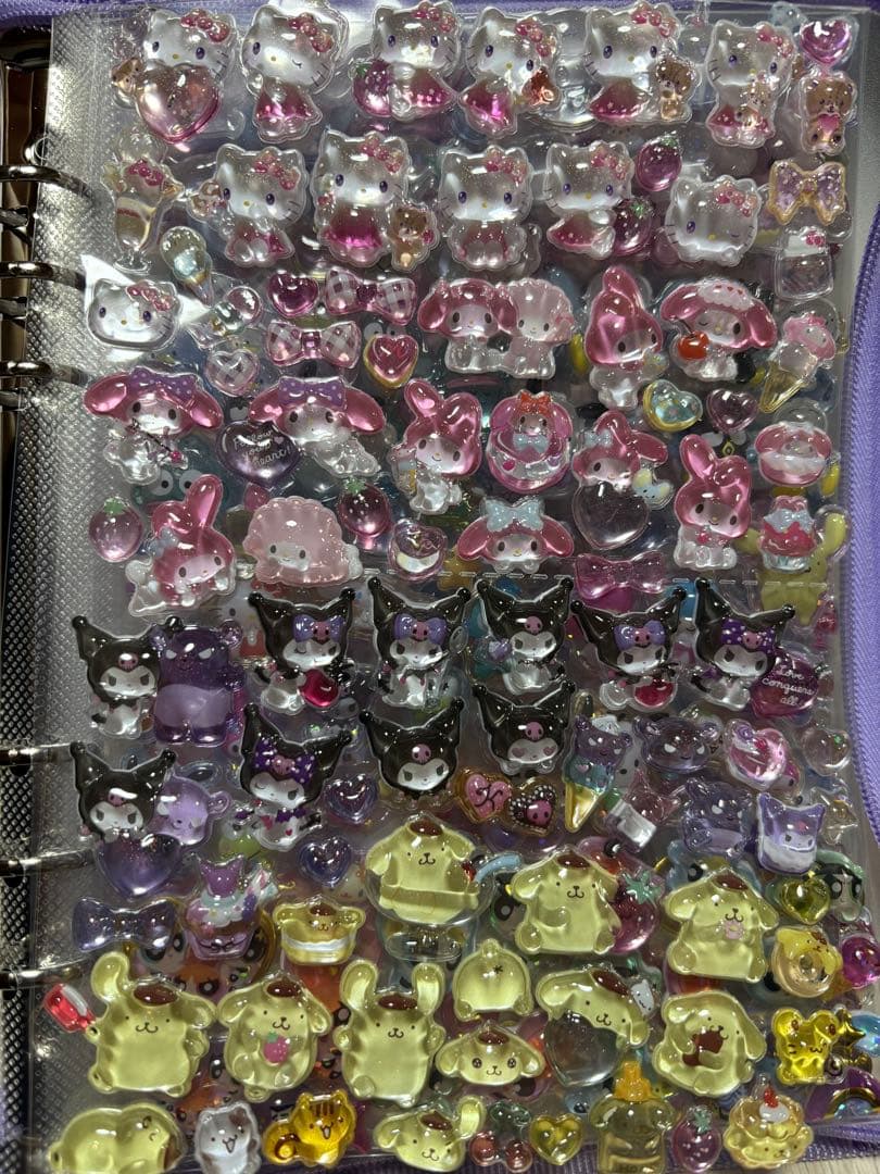 ボンボンドロップシール　シール帳完成品