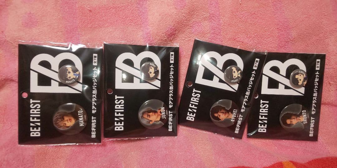 ビーファースト ぬいぐるみ 缶バッジ