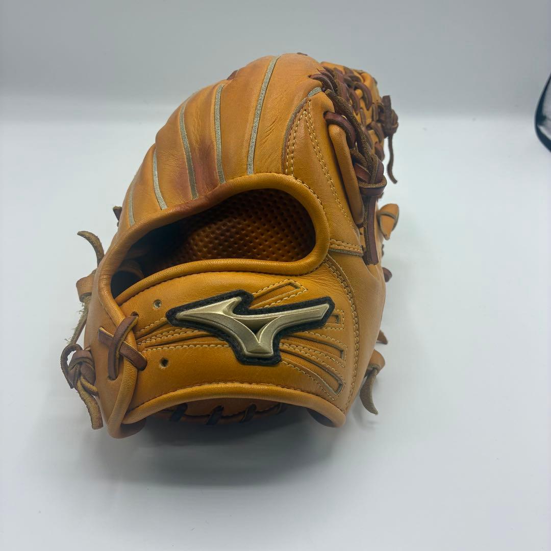 ミズノ　グローバルエリート　一般軟式　外野用　グラブ　袋付き