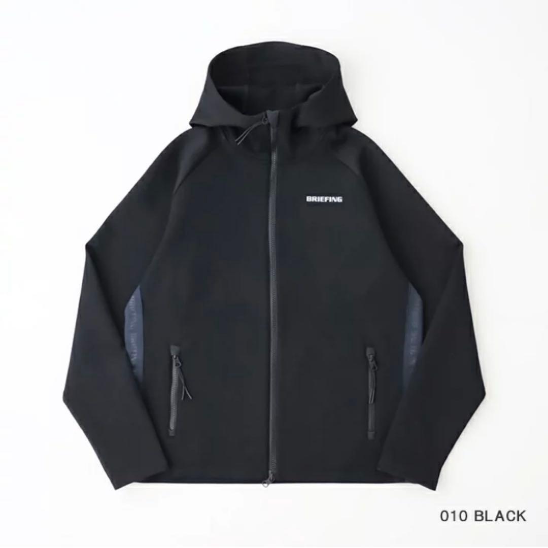 Ｌサイズ‼️ブリーフィング ウォーム ロゴ ライン パーカー BRG243M62