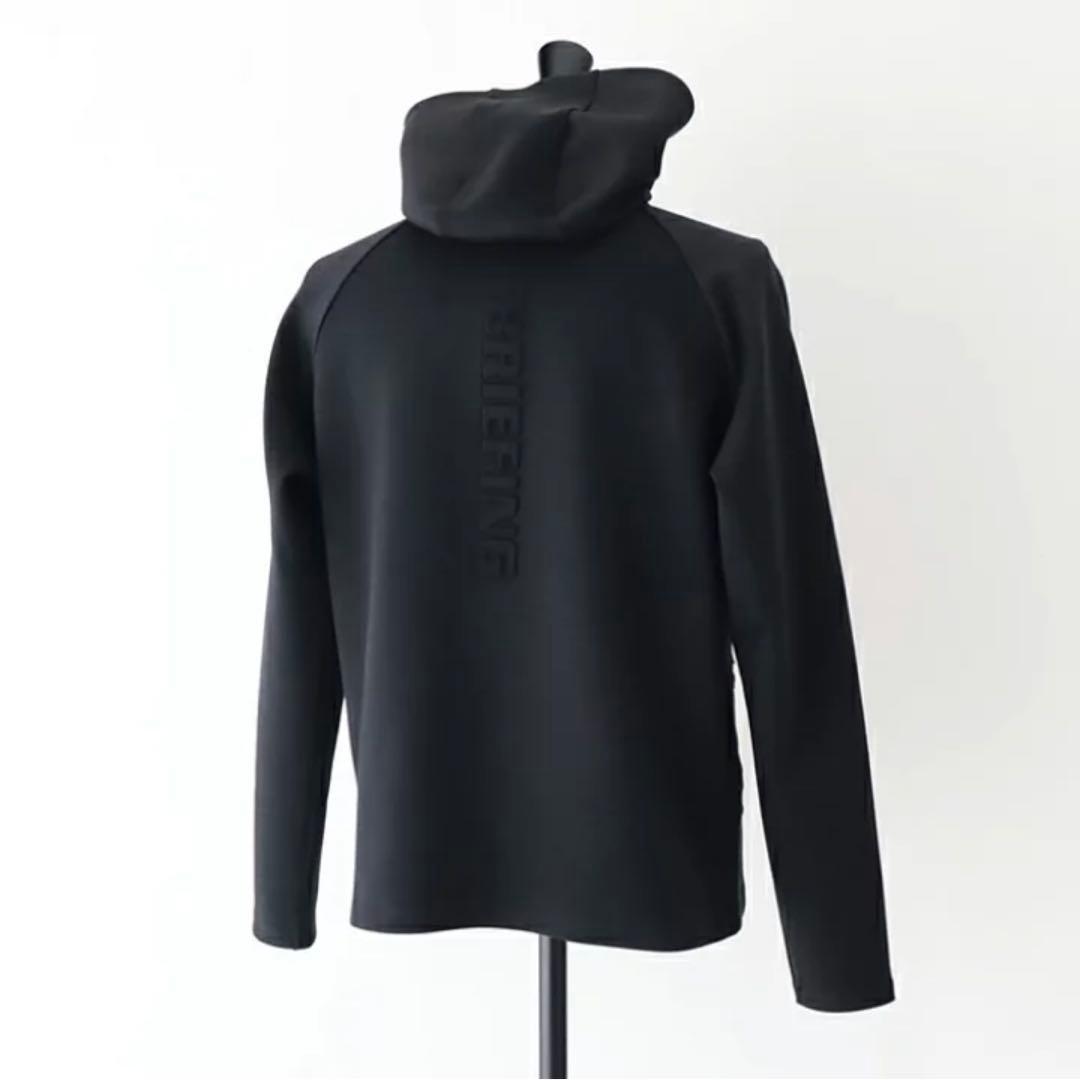 Ｌサイズ‼️ブリーフィング ウォーム ロゴ ライン パーカー BRG243M62