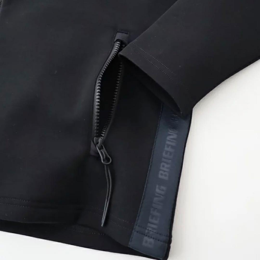 Ｌサイズ‼️ブリーフィング ウォーム ロゴ ライン パーカー BRG243M62