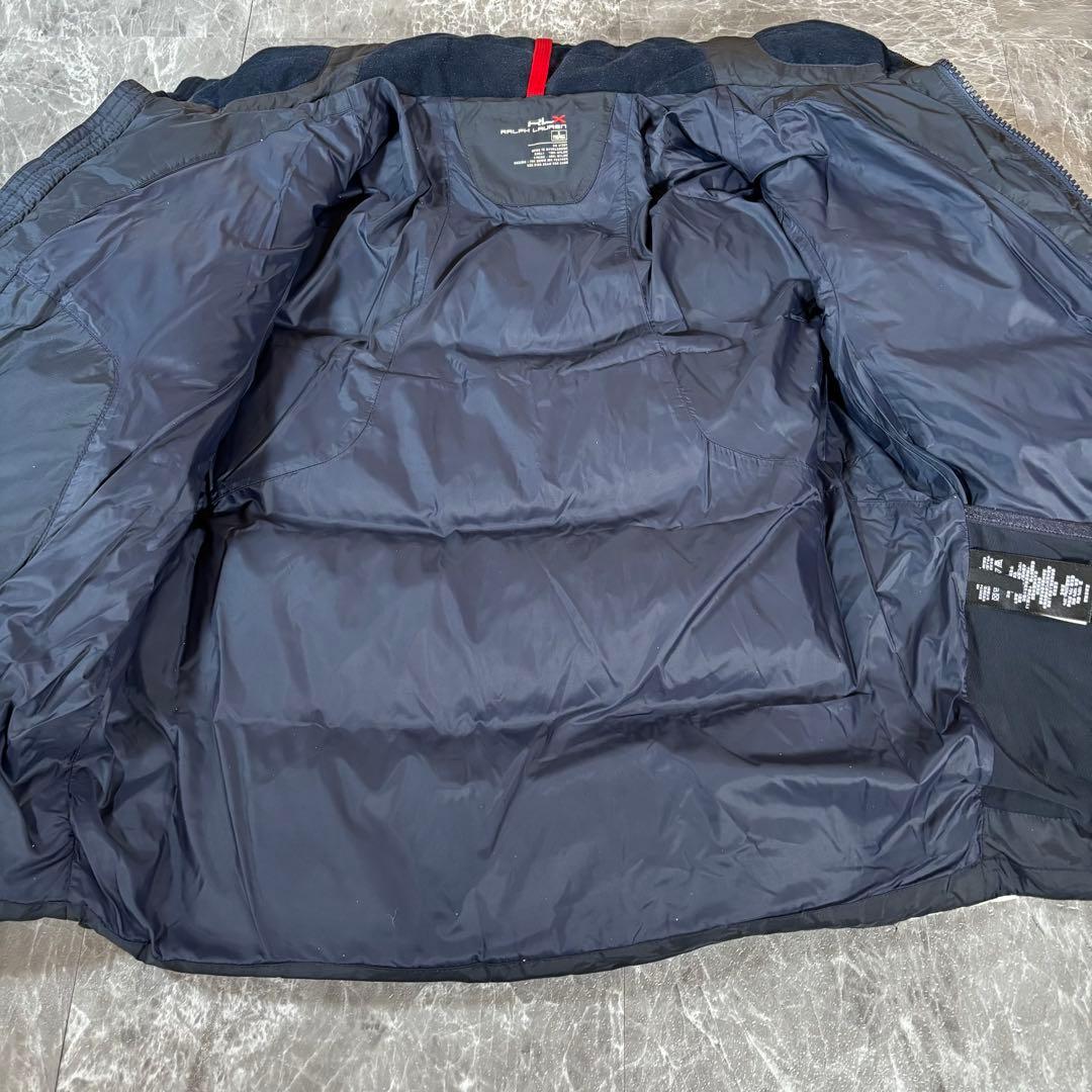 RLX/RALPH LAUREN/ダウンジャケット/S/ネイビー/ホワイト