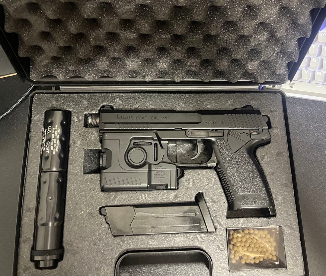 東京マルイ　ソーコムmk23 固定スライドガス