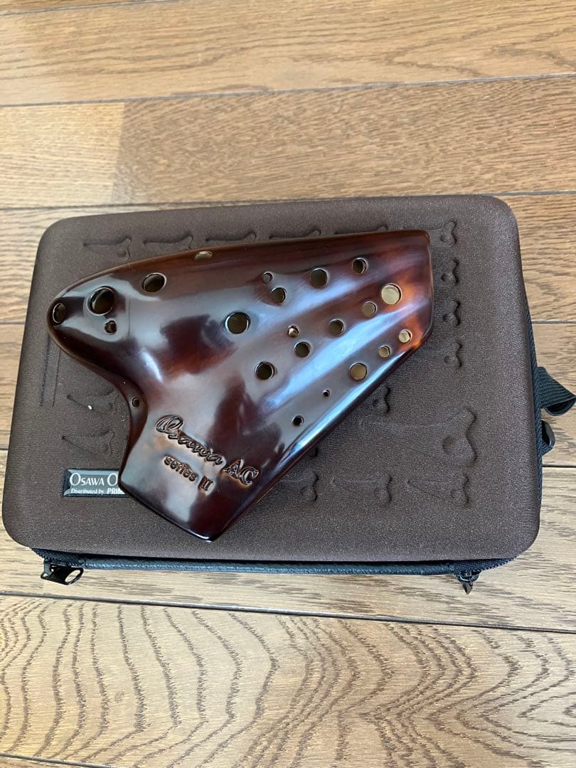 美品⭐︎OsawaトリプルオカリナＴU アルトC管seriesⅡ 漆仕上げ