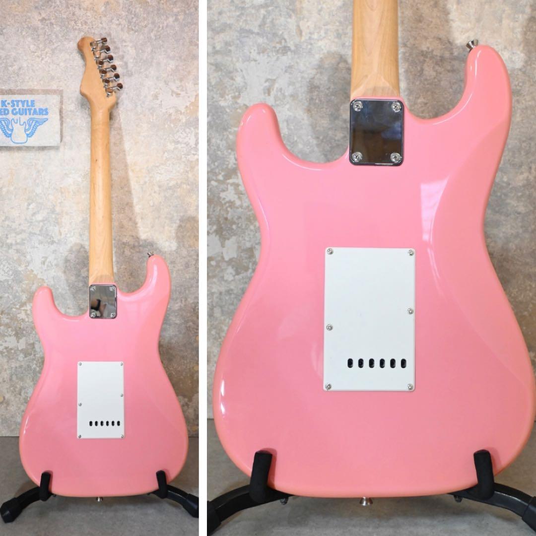 Bacchus BST Alder バッカス 旧ロゴ アルダー ピンクギター